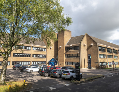 Shot of office building