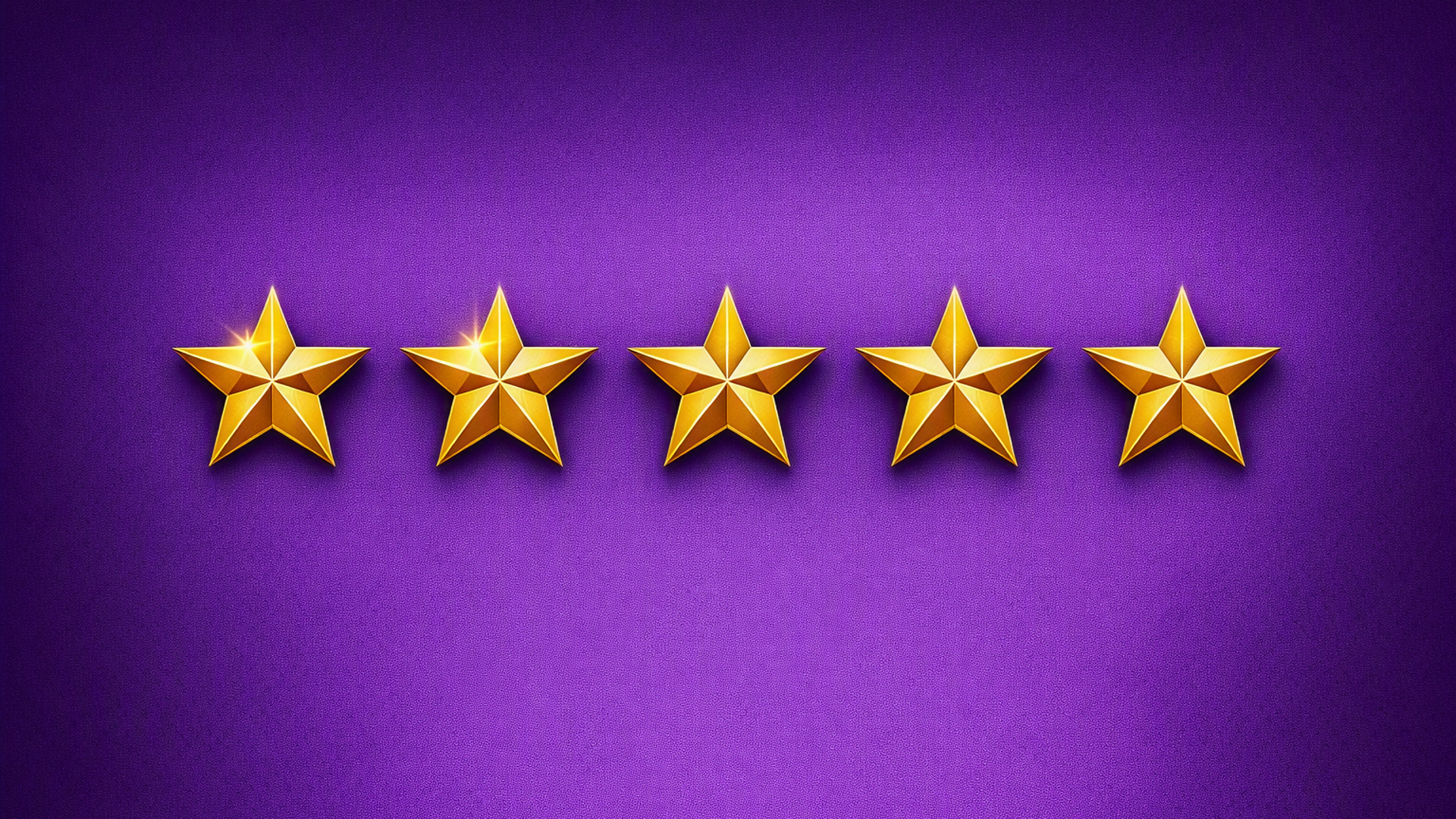 Purple Land Gold Stars